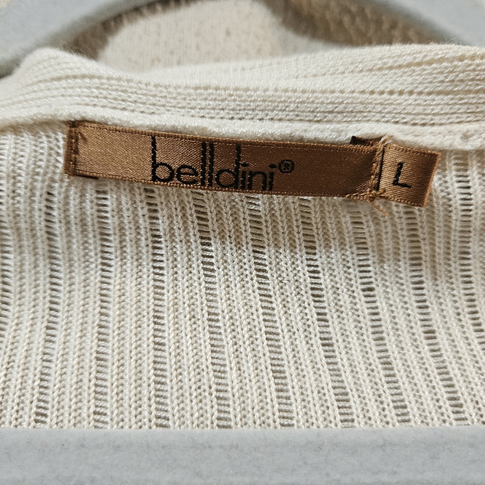 Belldini Lg Cream Women's Long Cardigan - Picture 2 of 6